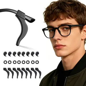 Anti Slip Eyeglass Holder Ear Grip Sunglasses Retainer Temple Tip Reading Glasses Holder