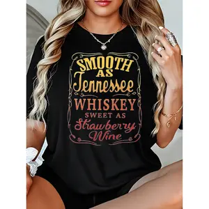 Womens Country Shirts Funny Western Graphic Tees Short Sleeve Flower Tops Blouses Casual Summer T-Shirt Womenswear Streetwear