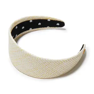 CHALK BRIGITTE RAFFIA HEADBAND