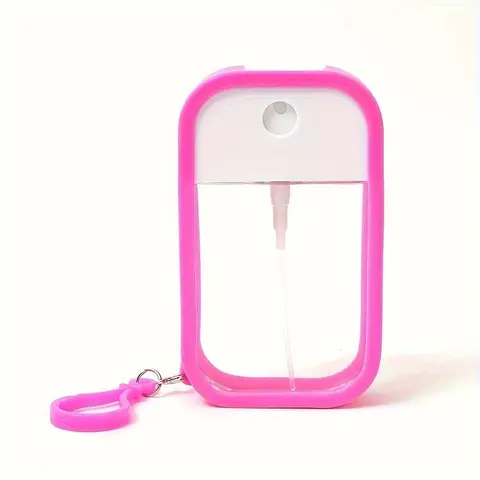 Silicone Spray Bottle, 1 Count Multifunctional Spray Bottle for Disinfectant, Perfume & Mosquito Repellent, Portable Lightweight Spray Bottle for Home Office, Empty Refillable Bottle