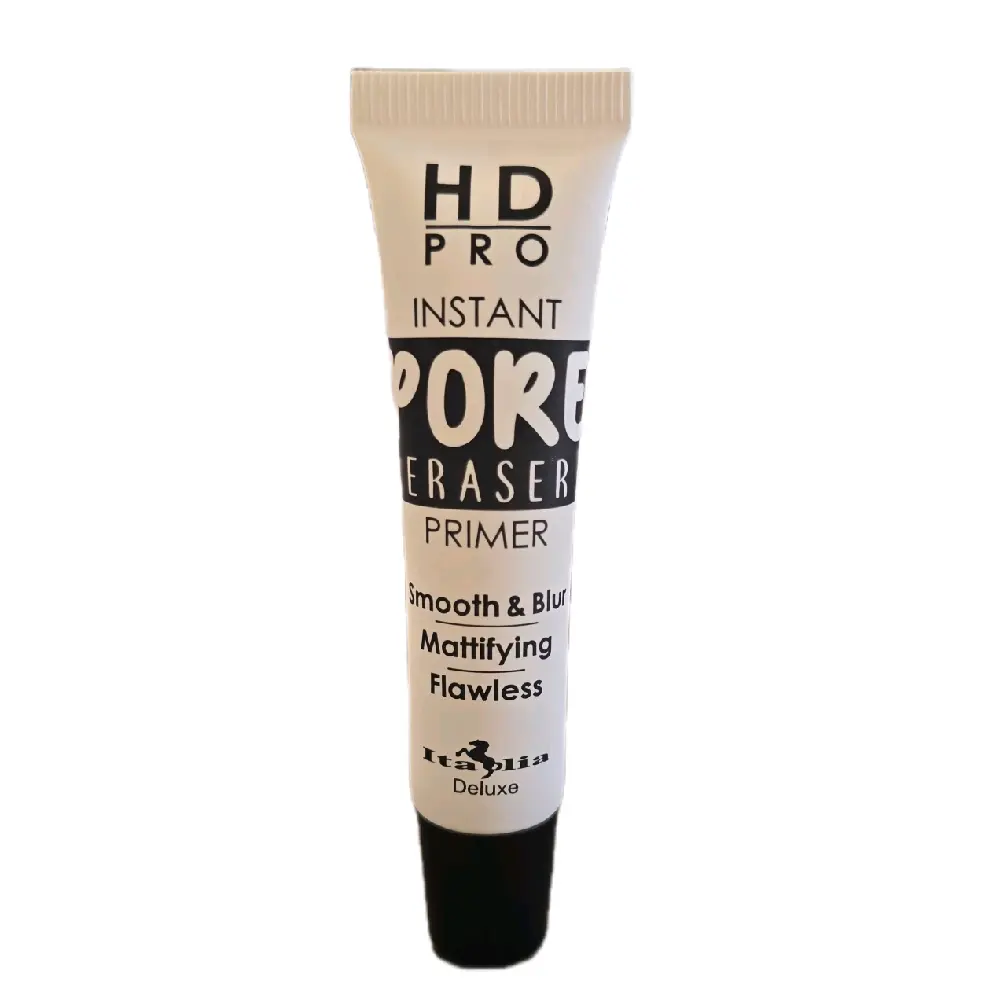 ItaliaDeluxe HD PRO Instant Pore Eraser Primer - Oil-Control, Lightweight Cosmetic, Smooth, Blur, Mattifying Airbrush Blurring Makeup Base and Primer to Set Your Makeup All Day for Flawless Skin, Airbrush Blurring Makeup Base And Primers, Blur Makeup Base