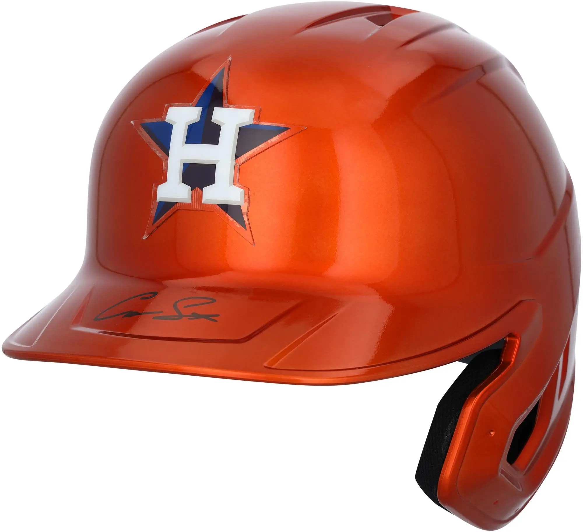 Cam Smith Houston Astros Autographed Alternate Chrome Replica Batting Helmet - Fanatics Authentic Certified