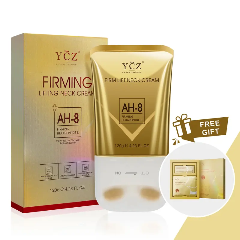 [Buy 1 Get 1 Free] YCZ Neck Firming Cream - Upgraded Formula Moisturizer, Tighten Neck Care for Crepey Skin, Cruelty-Free Beauty Cosmetic Body Care for Arms & Thighs, Anti-Wrinkle Firming Moisturizing Hydrating Neck Care