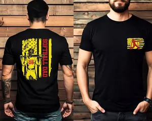 Softball Dad Shirt, Custom Name and Number Softball Shirt, Father's Day Gift, Sports Dad Shirt, Dad Birthday Gift, Softball Season Dad Shirt