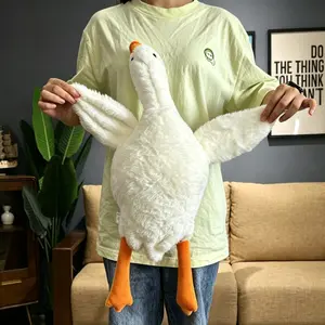 Cute Goose Design Stuffed Toy, Soft Plush Pillow, Cute Animal Doll, Hugging Swan Plush Pillow, Gift for Kids Adults