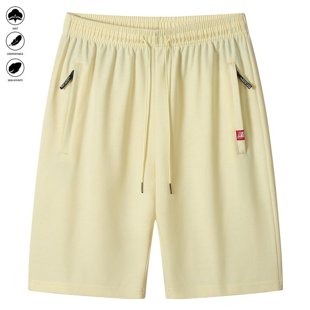 Men’s 3-piece casual athletic shorts set featuring zippered pockets and a drawstring waistband, made from soft, lightweight, breathable fabric, suitable for summer running, dates, and everyday wear，Joggers Pants,summerwins