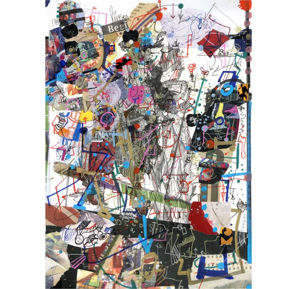 Michael Alan Alien "String Theory" 10"x14" fine art print