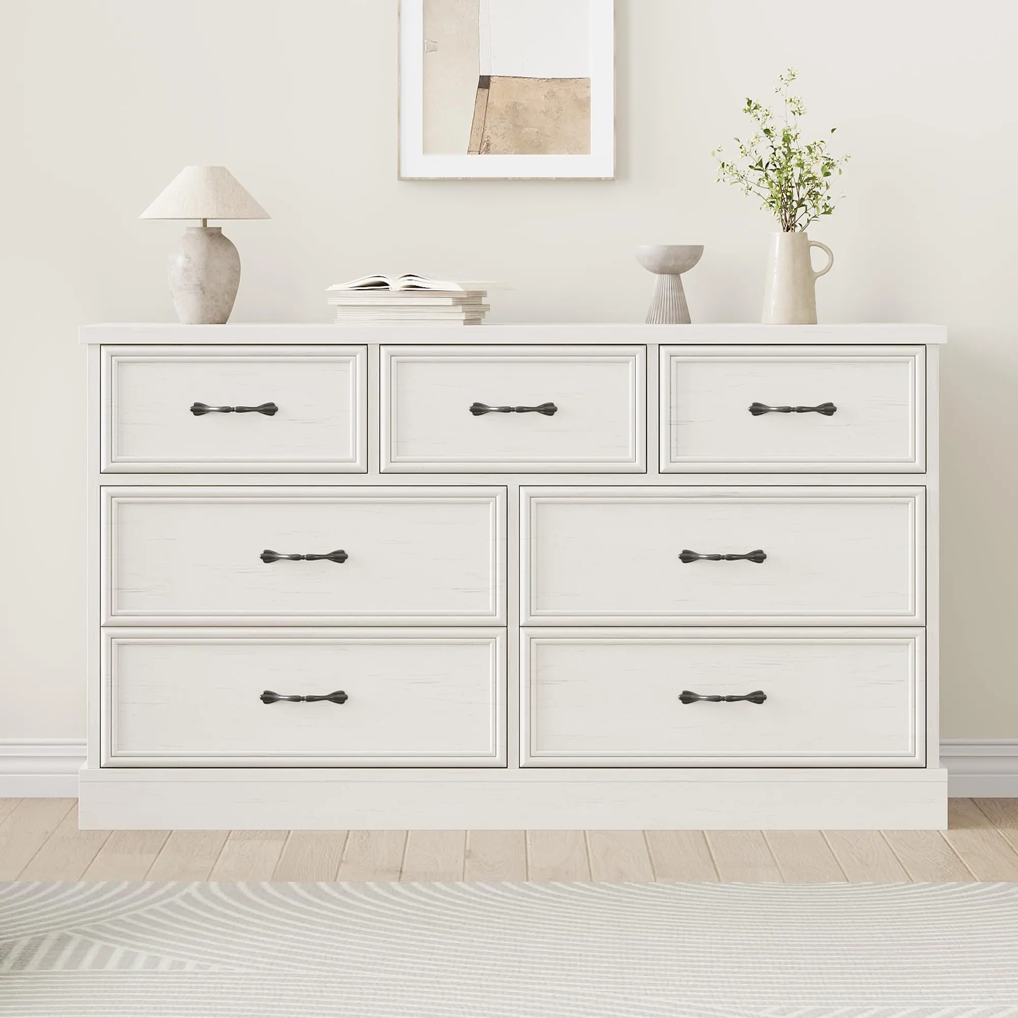 Garvee Tier Shelves available in White and Black finishes, designed for versatile storage and organization with a sleek, modern look suitable for various home or office spaces.