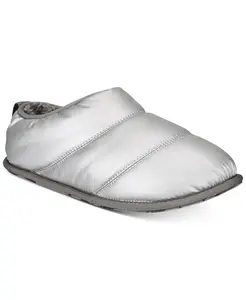 Sorel Women's Silver Nylon Hadley Slippers