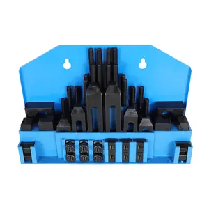 1/2 T-Slot Clamping Kit Mill Machinist Set With 3/8-16 Studs  58Pcs