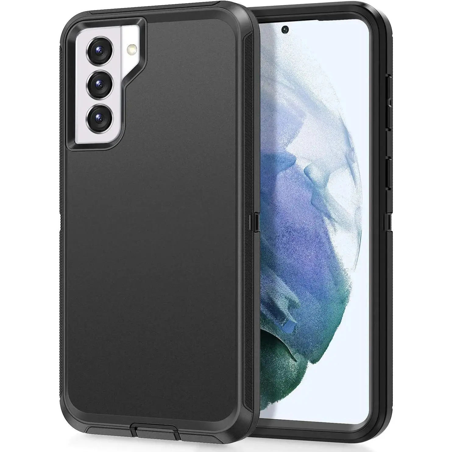 Entronix Case for Galaxy S22 - Heavy Duty, Triple Layer Protection Cover Protective