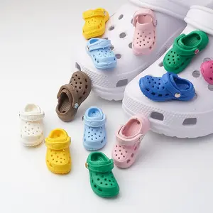 9PC  2026 New  Charms, DIY detachable shoe decor buttons. Funny mini simulation slipper ornaments, easy to install and remove, perfect for customizing casual shoes.