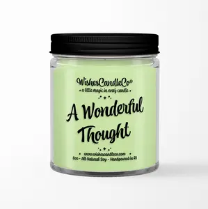 A Wonderful Thought 8oz Hidden Pin Candle - Sour Sweet Fragrance - Spunky - Fairy