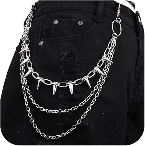 Pants Chain for Men Pocket Chain for Pants Jean Chains for Men Jean Chains Chains for Jeans Biker Chain Hip Chain Jean Chains for Women Pants Chain for Women Hip Jewelry for Women Punk Chain