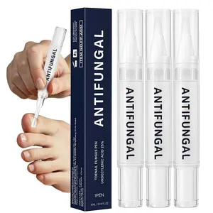 Pansly Nail Renewal Pen - Fights Nail Fungus & Yellow Nails | 30-Second Quick Application, No Filing | 25% Undecylenic Acid Portable Foot Care talon snail supplies concave blade undecylenic acid lunavia antifungal fingernail support pen