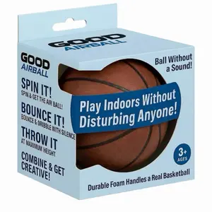 Good AirBall Silent Basketball with Soft Foam Body Fully Expanded Ultra-Quiet Bounce Floor-Safe Grip for Kids' Active Play