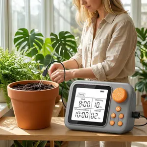 Automatic Plant Waterer Indoor Watering Devices System, Self Drip Irrigation Kit for Indoor & Outdoor Garden, Adjustable Drippers That Can Water Up to 15 Plants Simultaneously#Easter Day#mother's day gifts