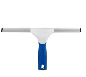 Unger 12 in. Glass & Surface Squeegee, Streak-Free Window Cleaner with Non-Slip Grip