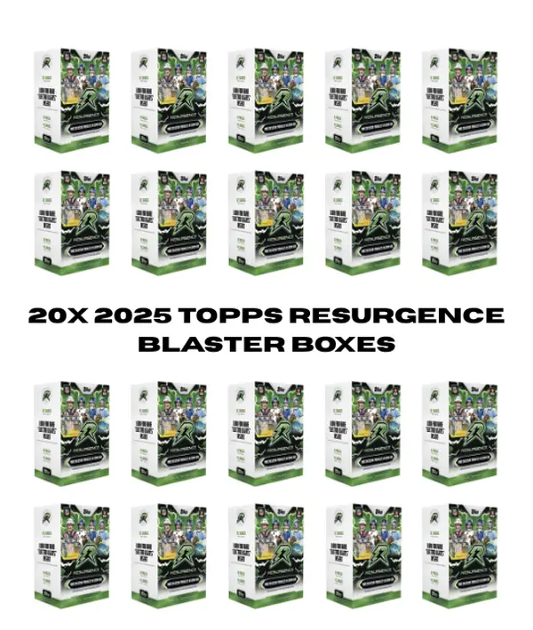 PYT #380 - (20x) 2025 Topps Resurgence Football BLASTER Boxes