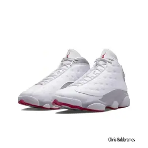 Retro blue-grey fashion trendy versatile wear-resistant and non-slip sports basketball shoes