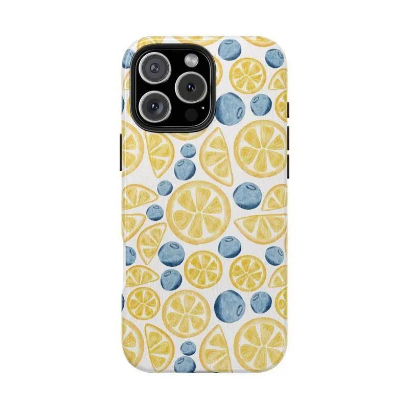 Lemon & Blueberry Phone Case For Iphone Lemon & Blueberry Phone Case For Iphone