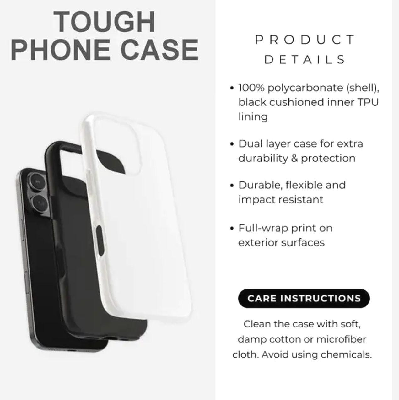 Caterpillar Phone Case - Heavy Machinery Diesel Power Case Compatible with iPhone 17, 16, 15, 14, 13, 12, 11, 8, SE, XR, X, XS Max, Pro, Plus