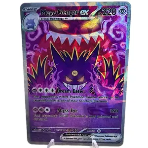 Mega Gengar ex Choose Your Version: Rainbow Glass or Star Pattern! NEW Rainbow Glass Textured Edition SEE VIDEO!