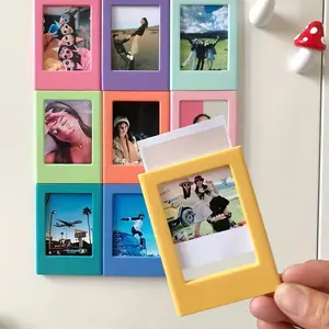 10pcs refrigerator magnetic photo frame is suitable for fujifilm, showing photos and recording beautiful moments.