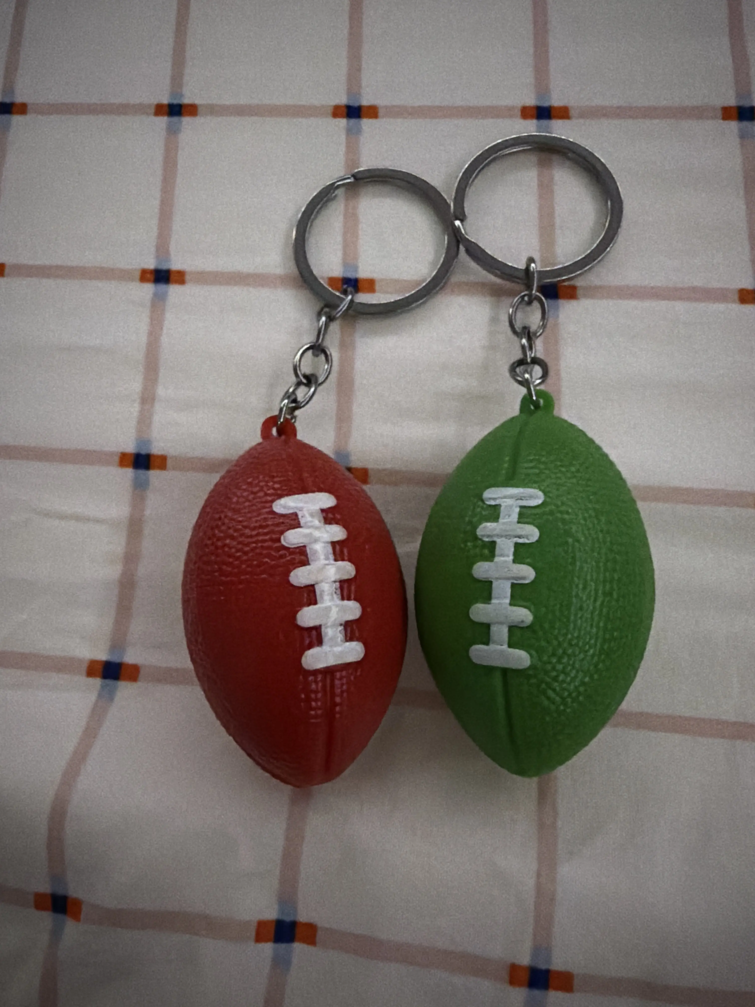 Football keychain