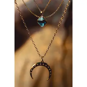 Moonstone Pendant Necklace Sterling Silver - Genuine AAA Moonstone Gift Box