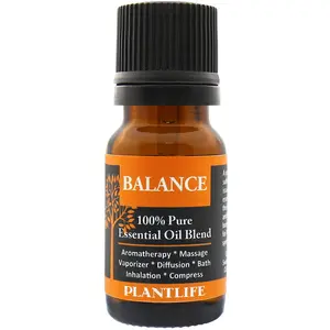 Plantlife Balance Essential Oil Blend 10 ml – Harmonizing Aromatherapy Blend for Centered, Grounded Well‑Being