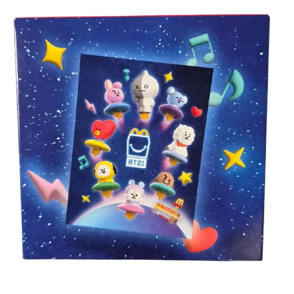 McDonald's 2026 BT21 Happy Meal Toy ~ POSTER & STICKER SET New in Box