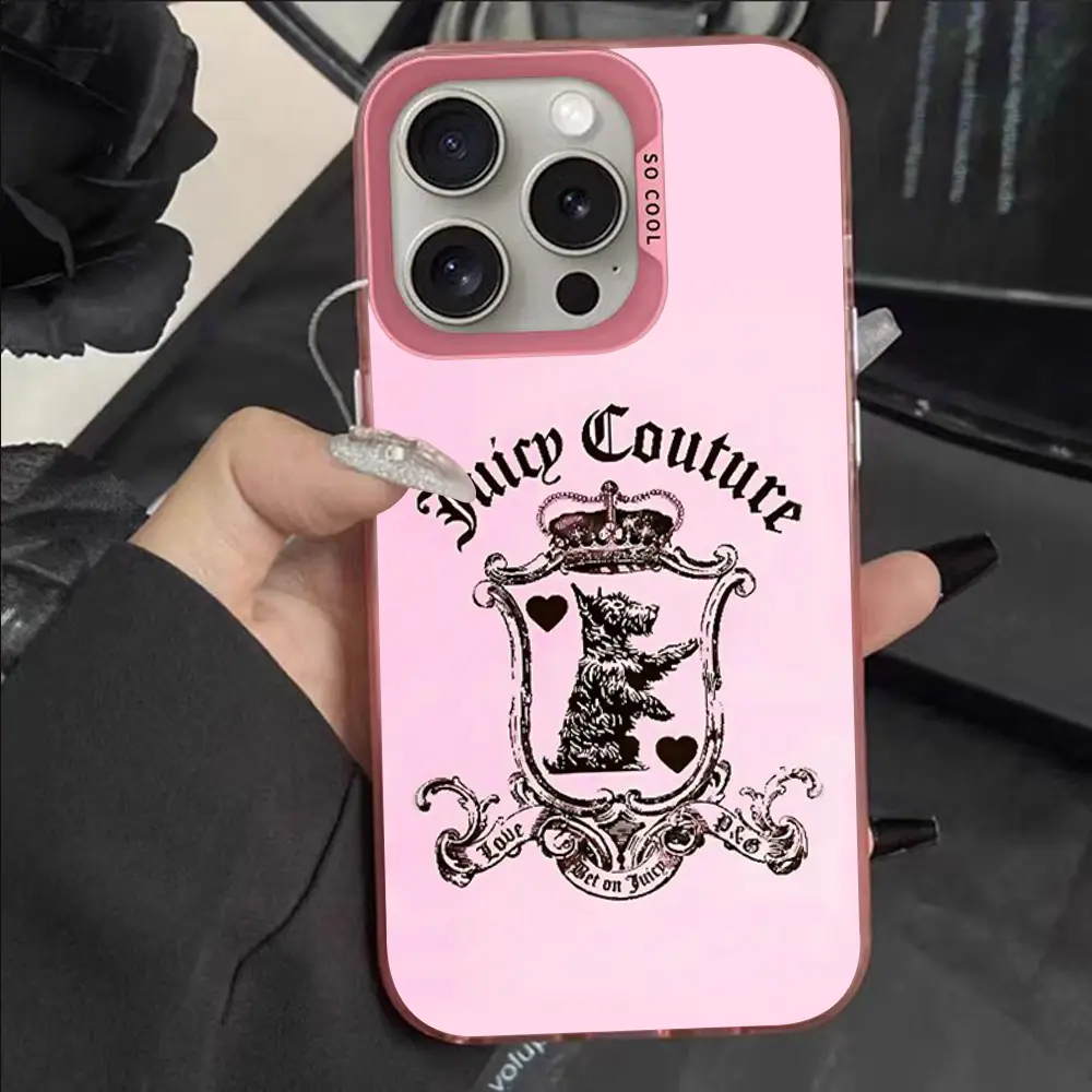 Juicy Couture Phone Case Compatible with iPhone 16/15/14/13/12/11 Pro  Max/Plus Protector Shockproof - TikTok Shop