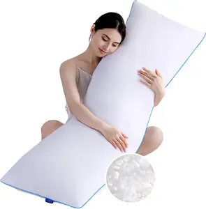 Memory Foam Body Pillow Insert - Full Body Pillow for Adults - Soft Large Long Bed Pillow for Side Sleeper (White, 20 Inchx54 Inch)