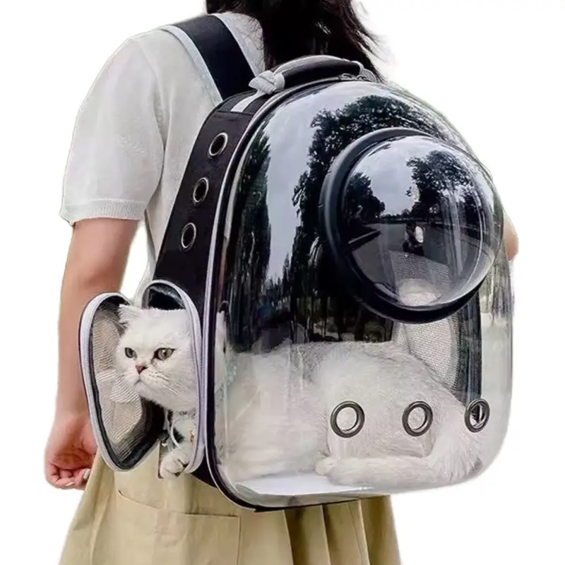 Nimbu Space Capsule Pet Backpack Portable, Transparent and Lightweight