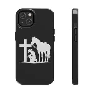 Cowboy Prayer Tough iPhone Case - Cell Phone Pro Max Christian Faith Religious Religion God Jesus Protection Shell