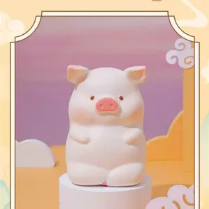 Lulu Pig Stress Relief Toy, Slow Bounce Poppy Pig Plushie, Trendy Stress Venting Doll, Perfect for Anxiety Reduction