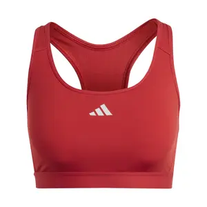 adidas Womens Power React Sports Bra Training Casual Casual Cooling - Red