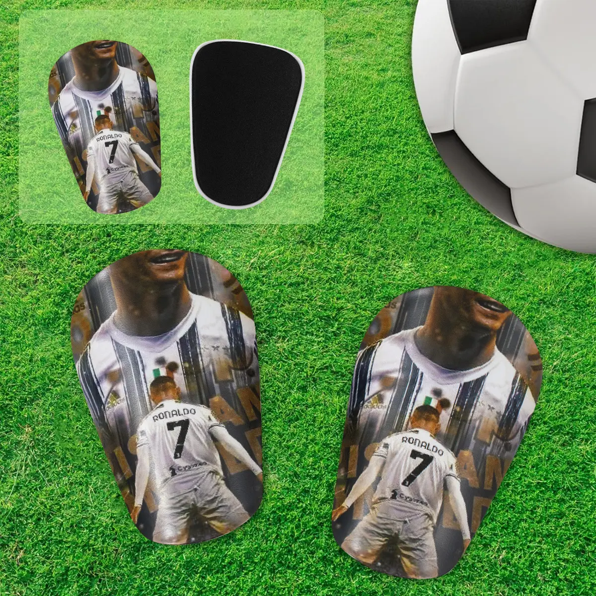 Mini Soccer Shin Guards, Lightweight Sports Knee Pads, Unisex Football Leg Protectors, Durable Material, Soccer Training Equipment, Football Accessories, Soccer Gear, Suitable for Yoga, Soccer, Basketball