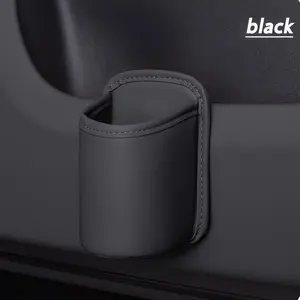 PU Leather Car Cup Holder, Multi-Functional Storage Box, Car Organizer, Keeps Car Interior Accessories Organized, Maintain Clean Environment