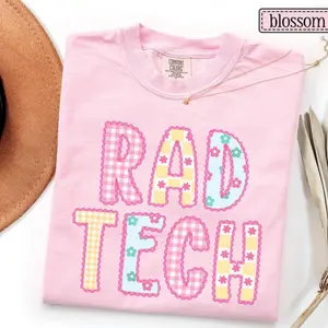 RAD Tech Shirt • Comfort Colors Xray Tech Tshirt • Colorful Lace Radiology Tech Tees • Gift for RAD Techs • X-ray Technologist • CT Mri Tech