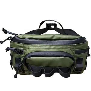 Zipper Outdoor Fishing Bag, Lightweight Waterproof Fishing Bag, Multifunctional Waist Bag, Chest Bag, Outdoor Sports Bag for Men & Women