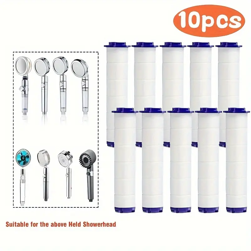 High-Pressure Cotton Core Showerhead Filter Replacement for Efficient and Clean Water - Fine Fit and Durable Construction waterjet handheld shower