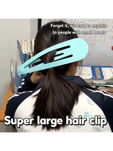 28cm Giant Hair Clip Comb Set, Funny Prank Photo Prop, Creative Gift for Friends, Fun Accessory for Bags and Clothes, Humorous Decoration