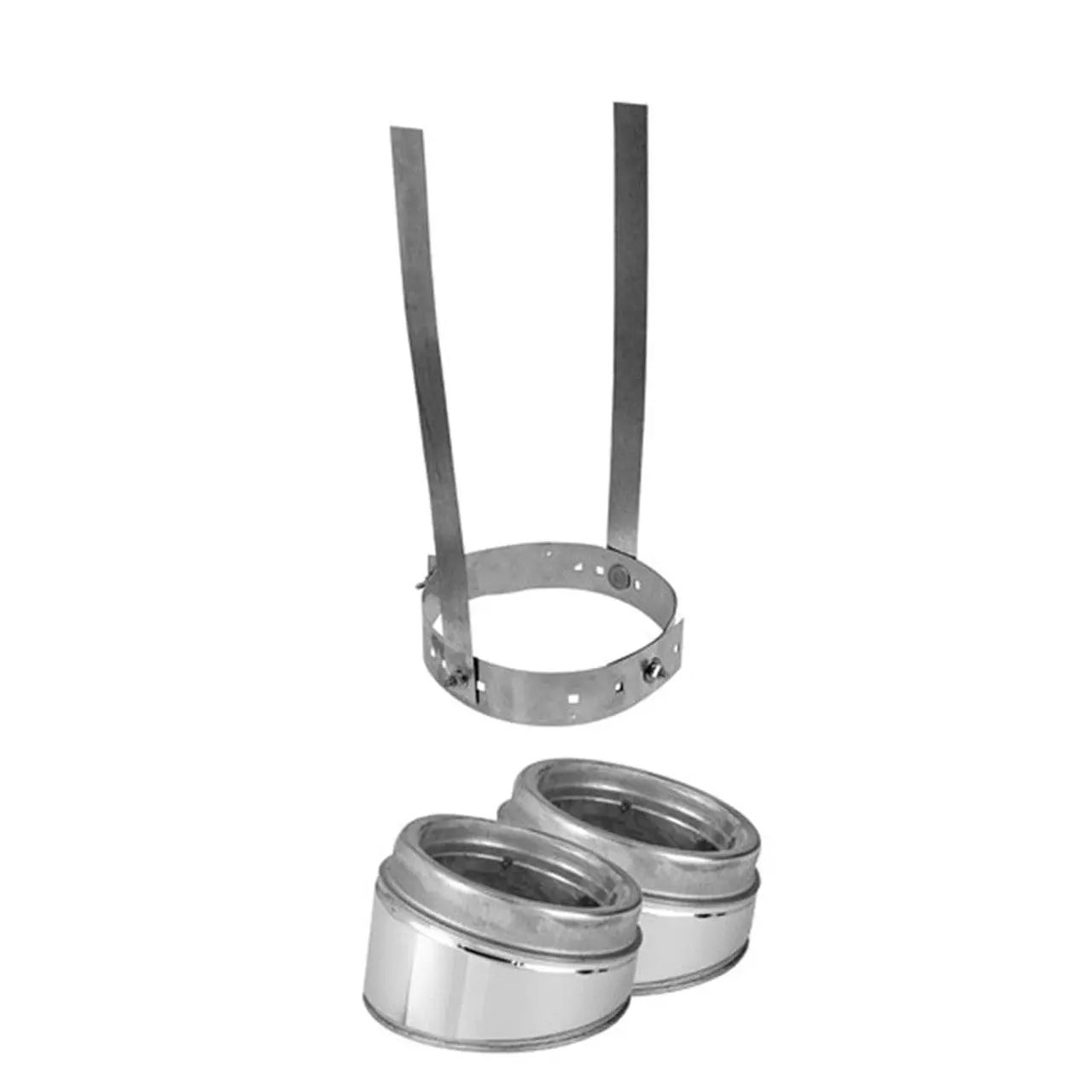 6" Selkirk Ultra-temp Insulated Stainless Steel 30-degree Elbow Kit - 206211