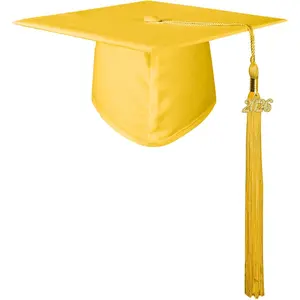 Matte Graduation Cap with 2026 Tassel for Adults High School and Bachelor Master 12 ColorsGift