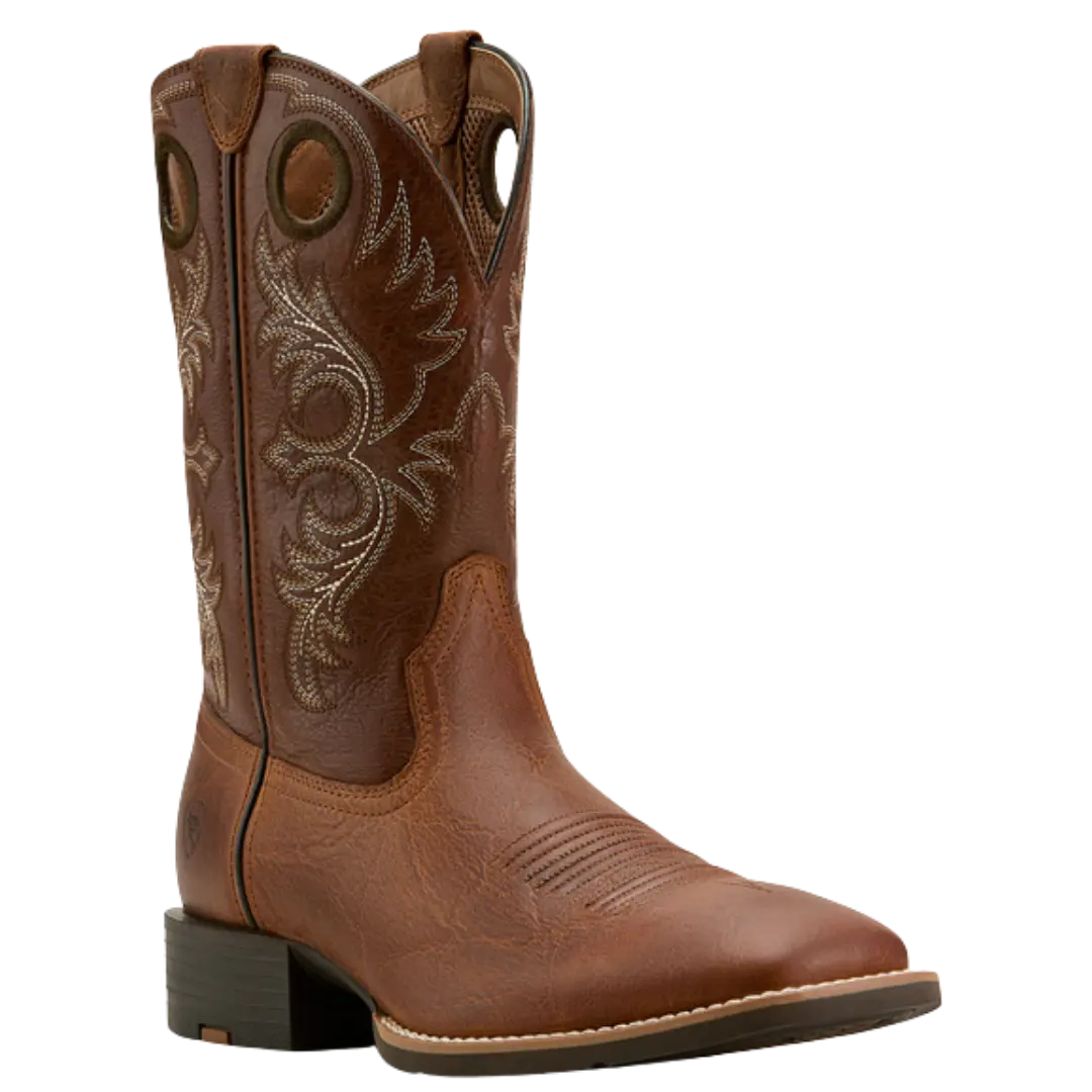 Ariat Men's Sport Rodeo Aged Tan Elephant Print Western Boot 10061183