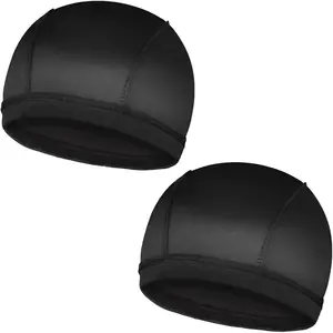 2PCS Silky Wave Caps for Men Waves, Good Compression Caps Over Durags for 360, 540, 720 Waves