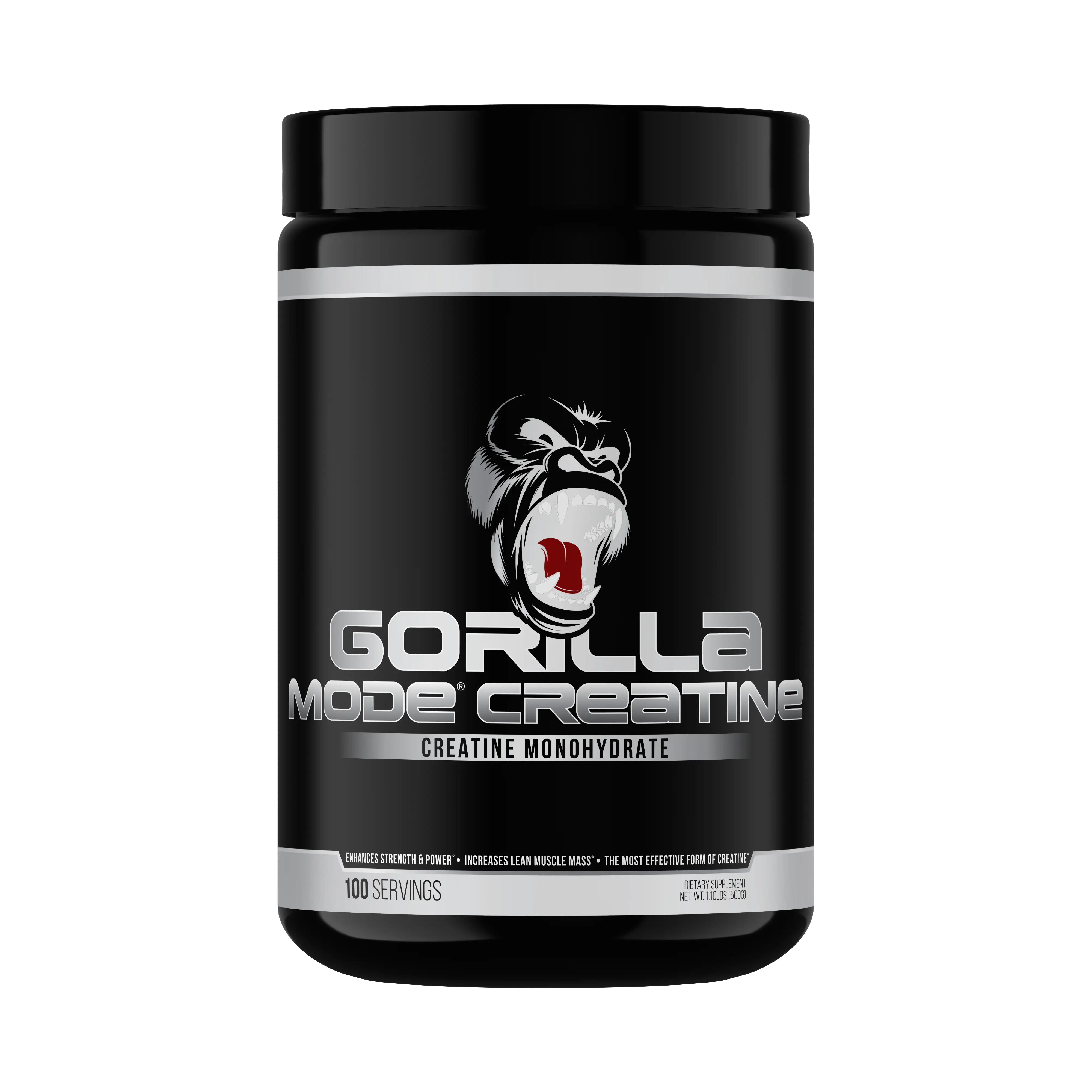 Gorilla Mode 100 Serving Creatine Monohydrate – Micronized Creatine Monohydrate...