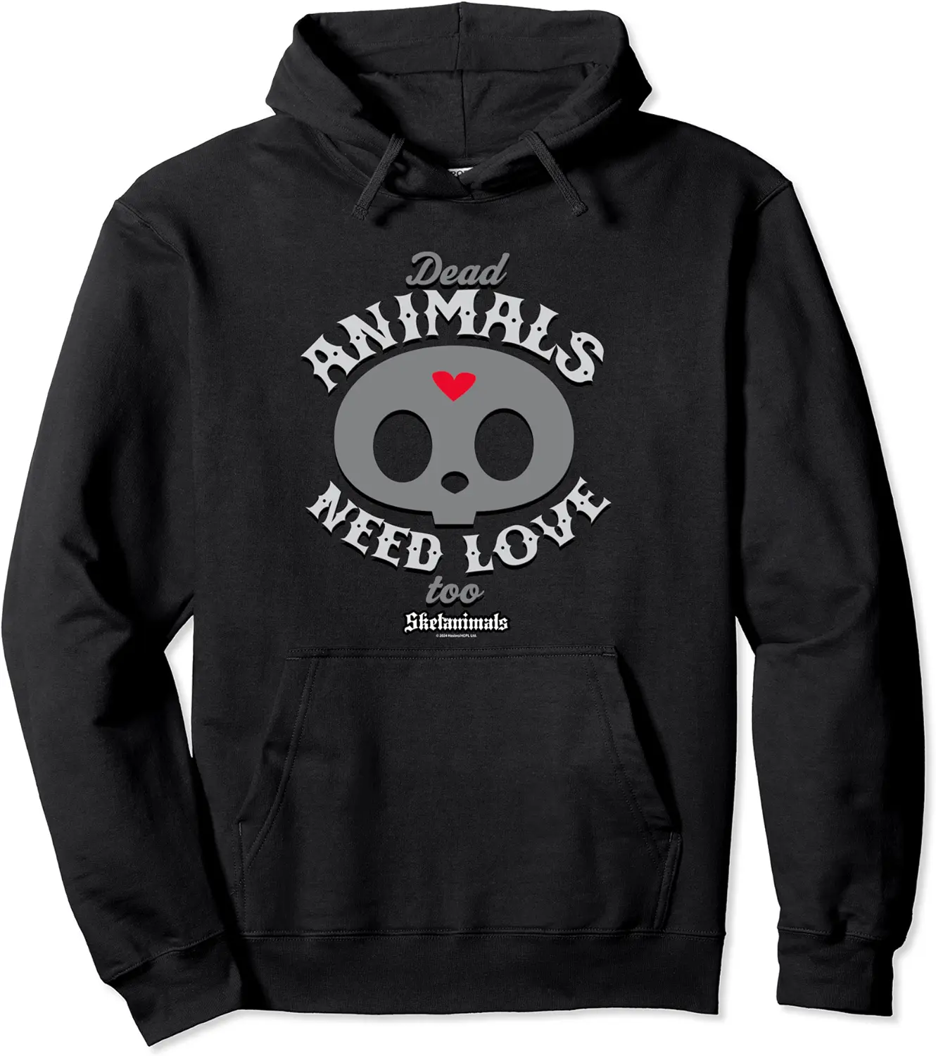 Skelanimals Dead Animals Need Love Too Heart Skull Logo Pullover Hoodie - Winniekemo Shop 93B0CTBJGLDZ